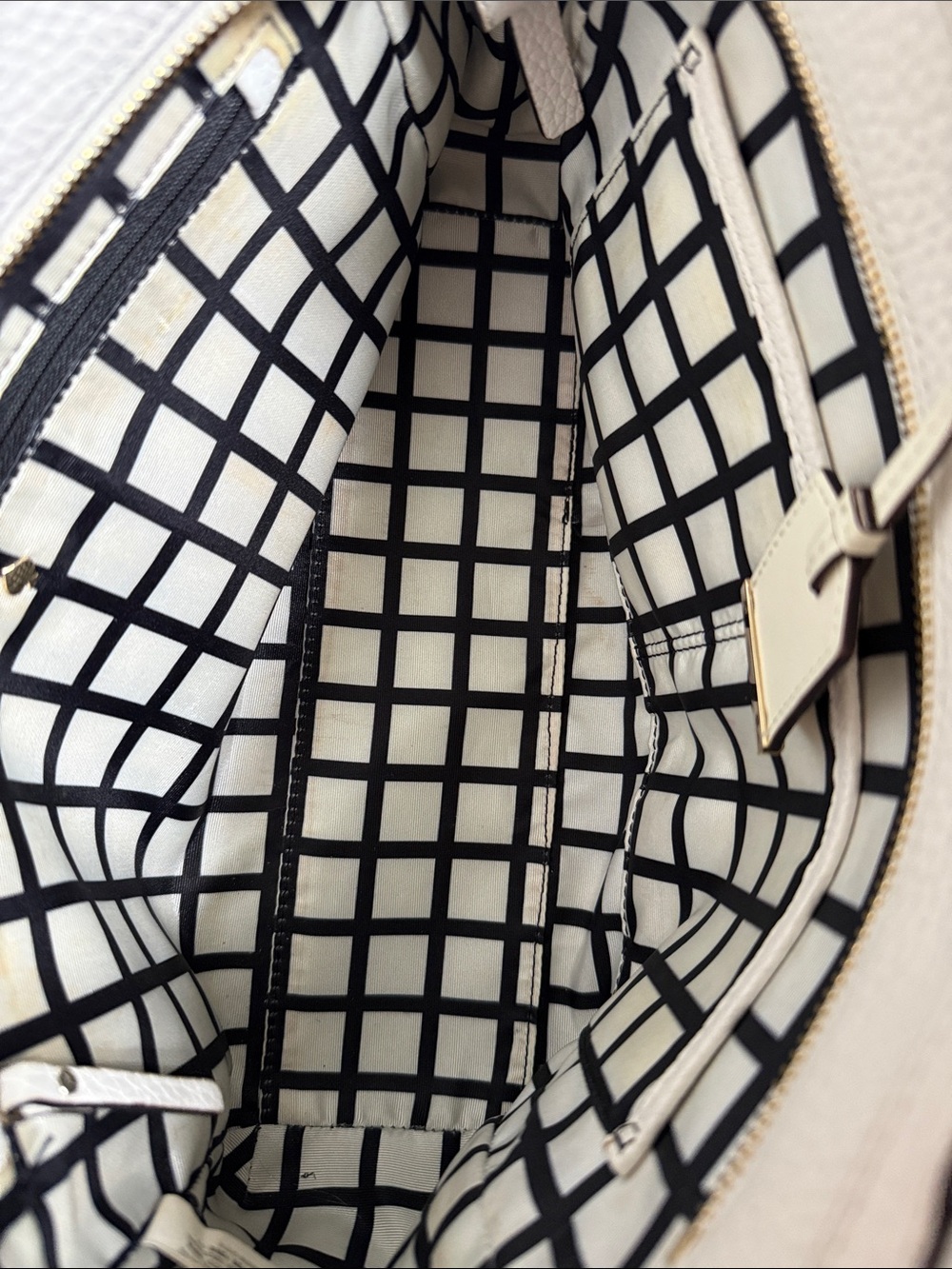 kate spade White Pebbled Leather Crossbody Bag - Picture 8 of 8